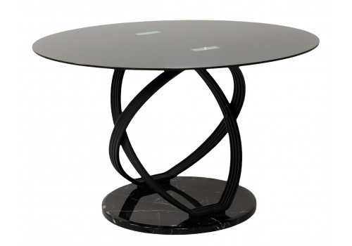 Стол обеденный Ореон F-1206, 122х122х76 см, черный