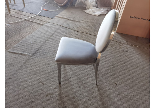 Стул обеденный София DC-1102, 45х42х92, серый, серебро