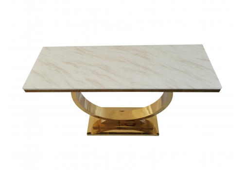 Консоль Легаси MH-02ST,120х40х76 см, белый мрамор