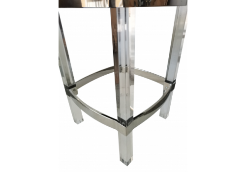 Табурет барный Найс MH-1974S.1, 40х40х61, белый, хром