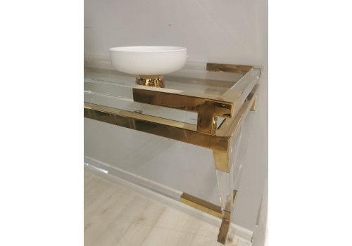 Консоль Джорджия MH-10ST, 120х40х76 см, прозрачный