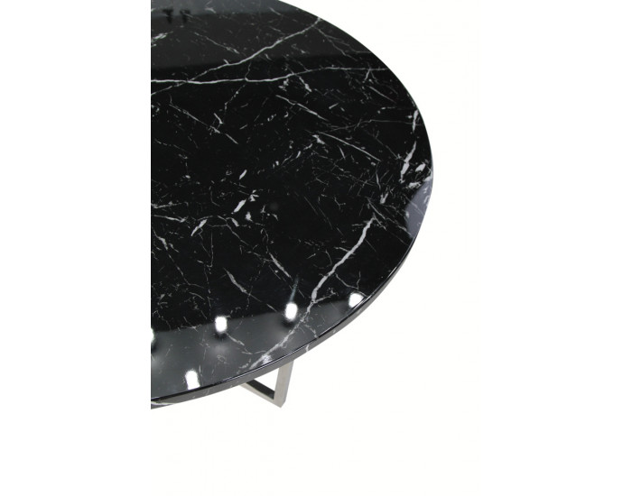 Стол обеденный Баррель F-1375, черный мрамор