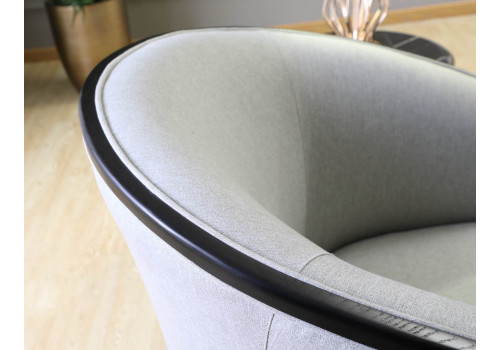 Кресло Элеонор NH1826, 88х86х83, молочный