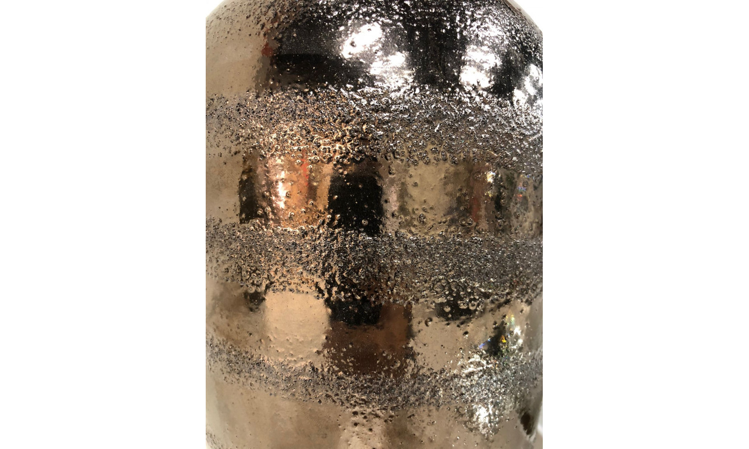Ваза керамическая с крышкой IST-061, 11,5х35 см, коричневый