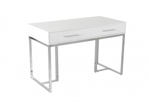 Стол-консоль Армада F-1543, 120х60х78 см, белый, серебро