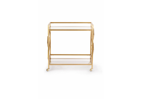 Стол сервировочный Эмили ЕТ-219, 80х40х82 см, матовое золото