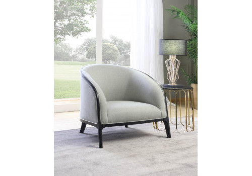 Кресло Элеонор NH1826, 88х86х83, молочный