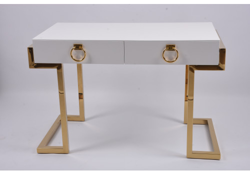 Стол-консоль Атлас МС9002-120W, 120х60х78 см, белый глянцевый