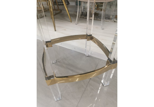 Табурет барный Найс MH-1974S.2, 40х40х61, белый, золото