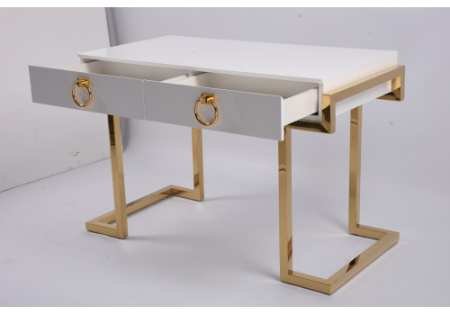 Стол-консоль Атлас МС9002-120W, 120х60х78 см, белый глянцевый